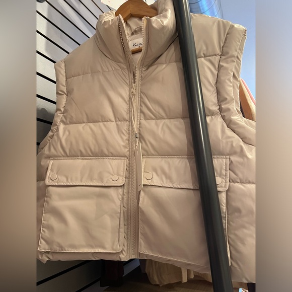 Kancan Frida Faux Leather Puffer Vest - Picture 3 of 15